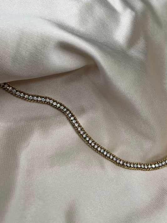 Bracciale Intreccio di Strass da 6mm