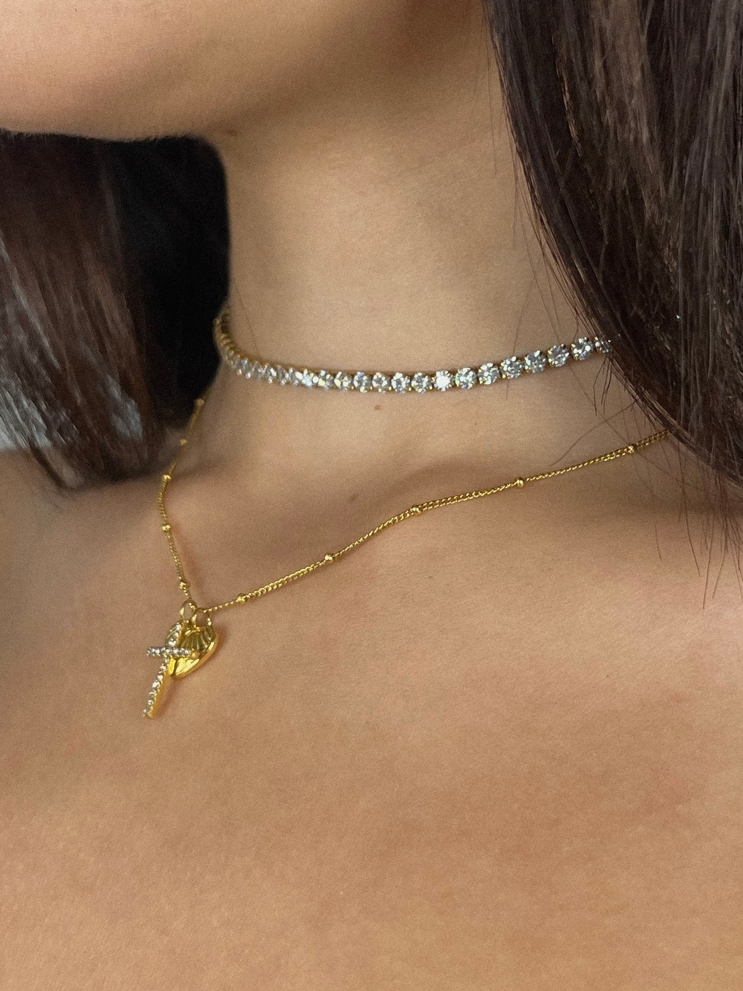 Girocollo Brillante con cursore